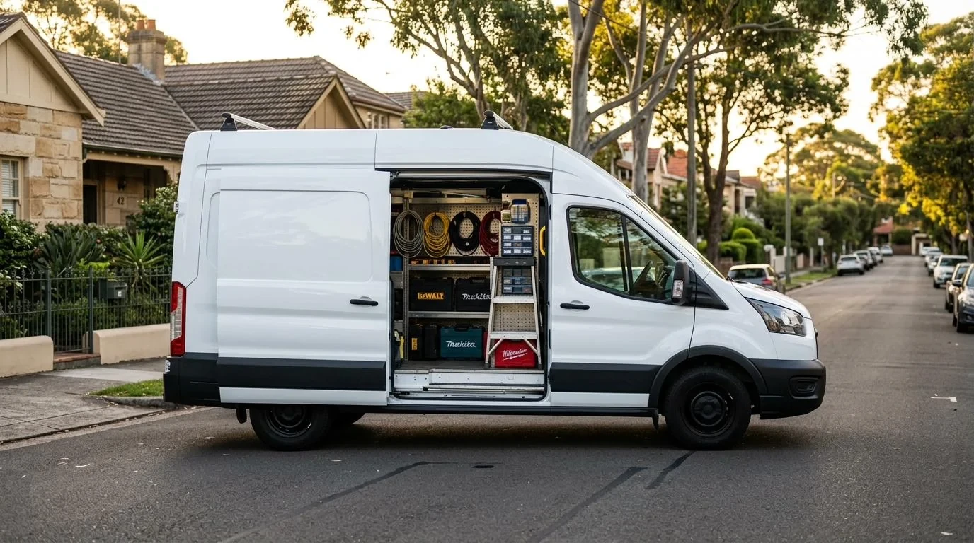 Shoan Electrical work van, fully stocked and ready
